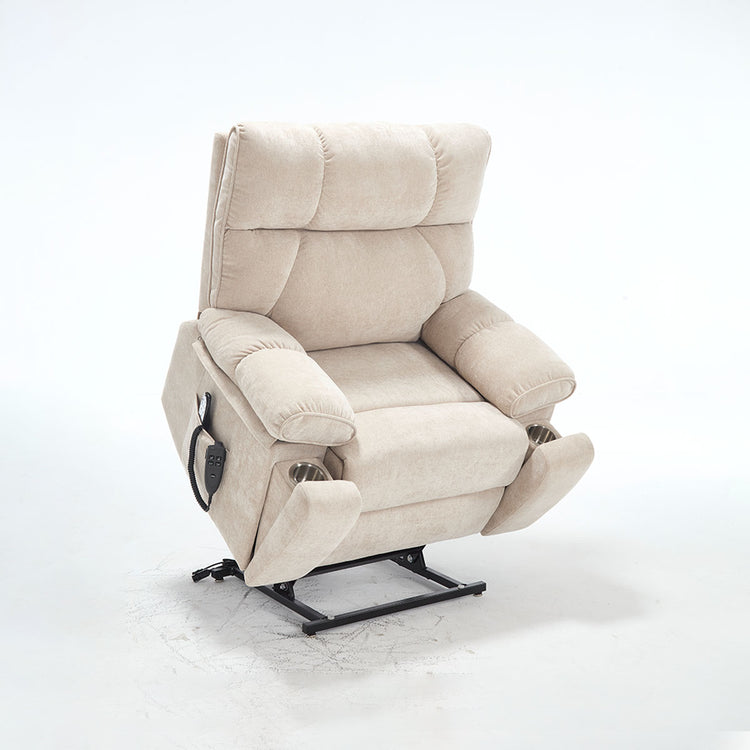 LL0243-Oversized Power Lift Recliner Chairs with Massage & Heat