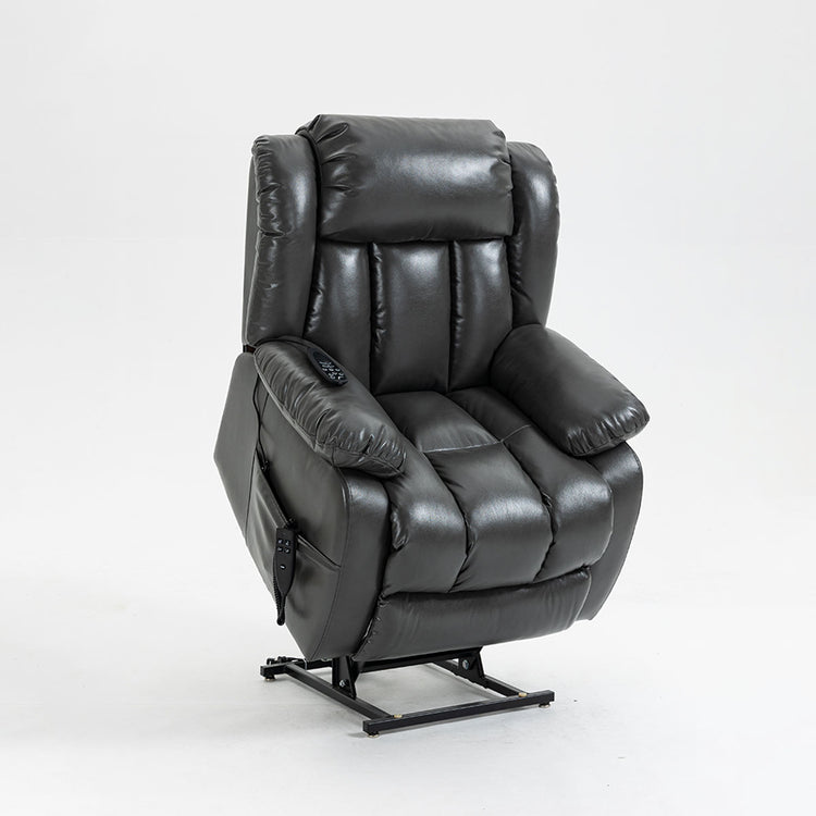 LL5516-Dual Motor Metal & Wood Lift Chair Recliner with Heat & Massage